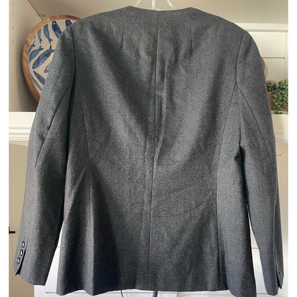 VTG Richtone  100% wool charcoal ladies jacket 10 - Picture 2 of 9